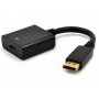 E-GREEN Adapter DisplayPort (M) - HDMI (F) crni - slika 1
