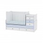 LORELLI BERTONI Drveni Krevetac Maxi Plus White-Blue - slika 1
