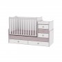 LORELLI BERTONI Drveni Krevetac Maxi Plus White-Cappuccino - slika 1