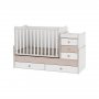 LORELLI BERTONI Drveni Krevetac Maxi Plus White-Oak - slika 1