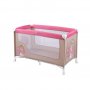LORELLI BERTONI Prenosivi Krevetac Nanny 1 Nivo Beige & Rose Princess 2017 - slika 1
