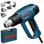 BOSCH plavi alat GHG 660 LCD fen za vreli vazduh + pribor - slika 1