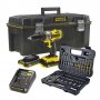 STANLEY FMCK625PR23 FatMax Akumulatorska bušilica odvijač + 50-delni set alata - slika 1