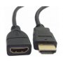 E-GREEN Kabl HDMI 1.4 M/F 1.5m produžni crni - slika 1