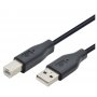 E-GREEN Kabl USB A - USB B M/M 5m crni - slika 1