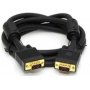 E-GREEN Kabl VGA D-sub M/M 1.8m HQ feritno jezgro crni - slika 1