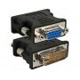 E-GREEN Adapter DVI-I Dual Link (M) - VGA D-sub (F) crni - slika 1