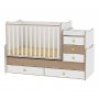 LORELLI BERTONI Drveni Krevetac Maxi Plus White-Beech - slika 1