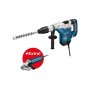 BOSCH plavi alat GBH 5-40 DCE + GWS 9-125, Profesionalni elektro-pneumatski čekić za bušenje sa SDS-max prihvatom i ugaona brusilica - slika 1