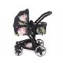 KikkaBoo Kolica Tender 2u1 + Tvrda Korpa - Flowers - slika 3