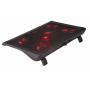 MARVO Hladnjak za laptop 15-17'' Marvo FN33 5 ventilatora sa pozadinskim osvetljenjem crno/crveni - slika 1