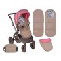 LORELLI BERTONI Kolica Aurora Rose&Beige Fashion Girl - slika 1