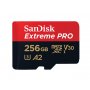 SANDISK MICRO SD.256GB Extreme Pro + ad. SDSQXCZ-256G-GN6MA - slika 1