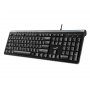 GENIUS SlimStar 230 USB US crna tastatura - slika 1
