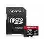 A DATA UHS-I U3 MicroSDXC 128GB V30S class 10 + adapter AUSDX128GUI3V30SHA2-RA1 - slika 1