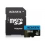 A DATA UHS-I MicroSDXC 256GB class 10 + adapter AUSDX256GUICL10A1-RA1 - slika 1