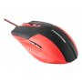 MODECOM MC-GM1 VOLCANO Optical Gaming Mouse - Black-Red - slika 2