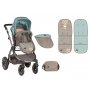 LORELLI BERTONI Kolica Aurora Beige&Green Bear - slika 1