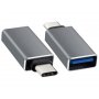 E-GREEN Adapter USB tip C - USB 3.0 M/F crni - slika 1
