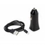Energizer CAR CHARGER 3.4A 2USB  +Lightning Cable Black - slika 2