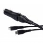 Energizer CAR CHARGER LW 2.4A 2USB+USB-C2.0 +Micro Cable Bk - slika 3