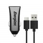 Energizer UL CAR CHARGER 3.4A 2USB BK +TYPE C2.0 Cable - slika 1