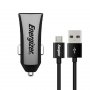 Energizer CAR CHARGER 3.4A 2USB  +MicroUSB Cable Black - slika 1
