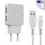 Energizer WALL CHARGER LW  3.4A 2USB EU  +Lightning Cable Wh - slika 1