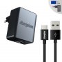 Energizer UL WALL CHARGER TYPE C 3.4A 2USB EU BK - slika 1
