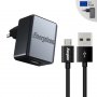 Energizer WALL CHARGER  1A EU  +MicroUSB Cable Black (ACA1AEUCMC3) - slika 1