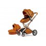 HOT MOM KOLICA BROWN 2U1 (sportsko sediste+korpa) - slika 1
