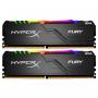 KINGSTON DIMM DDR4 16GB (2x8GB) 3200MHz HX432C16FB3AK2/16 HyperX Fury Black RGB - slika 1