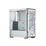 CORSAIR ICUE 220T RGB kaljeno staklo, belo Gaming midi kuciste (CC-9011174-WW) - slika 1