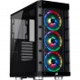 CORSAIR Mid-Tower Gaming kuciste ICUE 465X RGB, ATX, 3xVent, kaljeno staklo, crno - slika 2