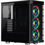 CORSAIR Mid-Tower Gaming kuciste ICUE 465X RGB, ATX, 3xVent, kaljeno staklo, crno - slika 1