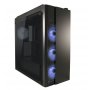 LC POWER GAMING 993B-ON COVERTAKER USB3.0 RGB FAN BLACK - slika 1