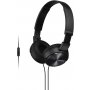SONY MDR-ZX310APB, crne slušalice - slika 1