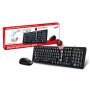 GENIUS Smart KM-8200 tastatura + miš, BLK,USB,SER - slika 1