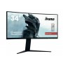 IIYAMA 34, UW Pro-Gaming, G-Master Red Eagle, UWQHD, 144Hz, VA, 1ms, AMD FreeSync, Zvučnici, GB3466WQSU-B1 - slika 1