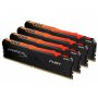 KINGSTON DIMM DDR4 128GB (4x32GB kit) 3200MHz HX432C16FB3AK4/128 HyperX Fury RGB - slika 1