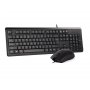 A4 TECH KR-9276 USB US crna tastatura + USB crni - slika 2