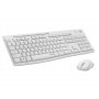 LOGITECH MK295 Silent Wireless Combo US tastatura + miš bela - slika 1