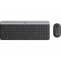 LOGITECH MK470 Wireless Desktop US Graphite tastatura + miš - slika 1