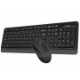 A4 TECH FG1010 FSTYLER Wireless Combo USB set sivi YU - slika 1