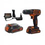 BLACK&DECKER BDCDC18B aku busilica odvijac 18V sa 2 baterije u kartonskom pakovanju - slika 1