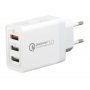 PROMATE Triport-QC punjač triple USB beli - slika 1