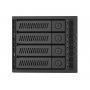 CHIEFTEC CMR-3141SAS 4 x 3.5'' ili 4 x 2.5'' SATA crna fioka za hard disk - slika 1