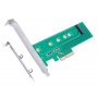 E-GREEN PCI Express M.2 (NGFF/SSD) na PCI Express SATA 4 x 3.0 Adapter - slika 1