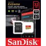 SANDISK MICRO SD 32GB Extreme + adapter SDSQXAF-032G-GN6MA - slika 1