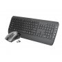 TRUST Tastatura i mis TECLA-2 bežična US crna (23239) - slika 1